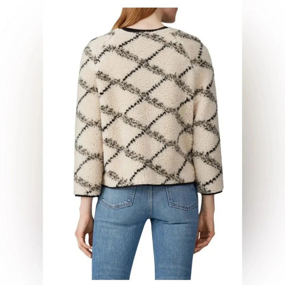 Joie Cream and Black Teddy Jacket - Picture 2 of 11